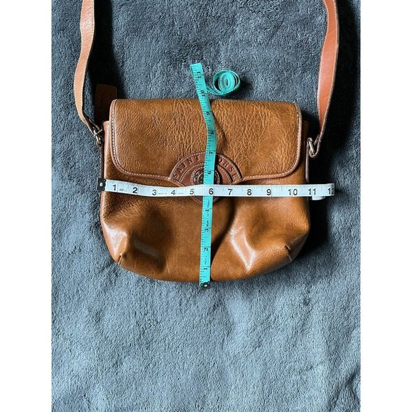 Vintage Saint Borse Leather Purse Handbag Brown Adjustable Strap - Picture 10 of 11